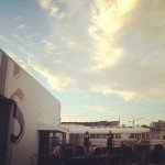 Playing outdoors at Hilliard's Beer